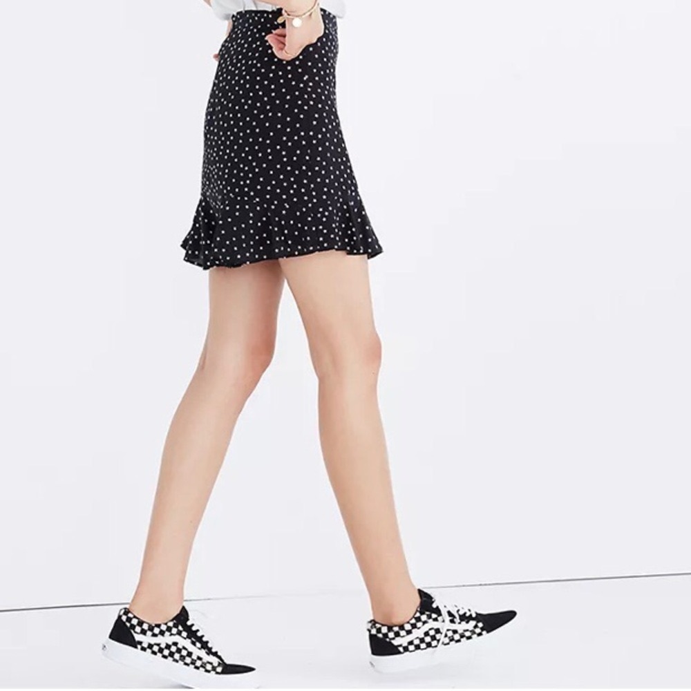 MADEWELL Silk Skirt in Star Scatter